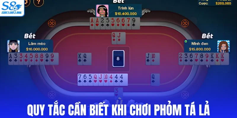 Các nguyên tắc đánh phỏm tá lả