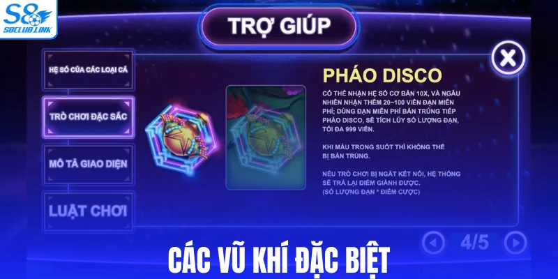 Các vũ khí đặc biệt