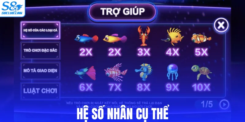 Hệ số nhân cụ thể
