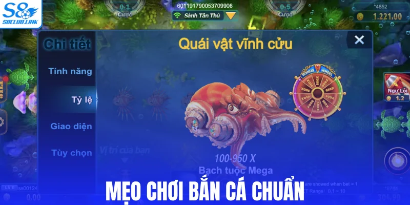 Mẹo chơi bắn cá chuẩn