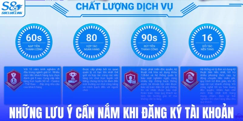 Những lưu ý cần nắm khi đăng ký tài khoản