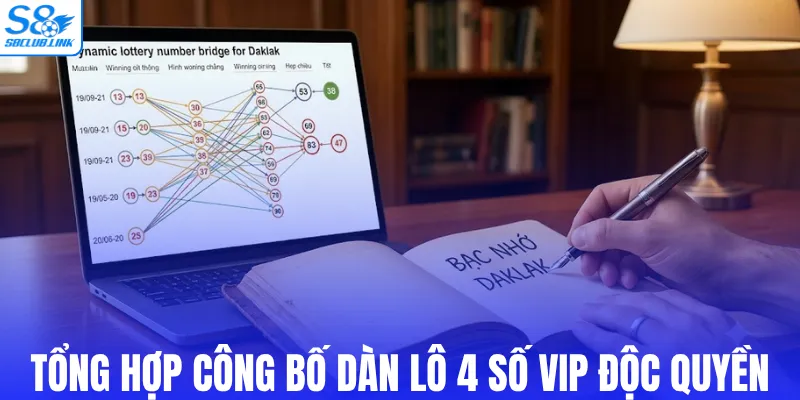 Tổng hợp công bố dàn lô 4 số Vip độc quyền