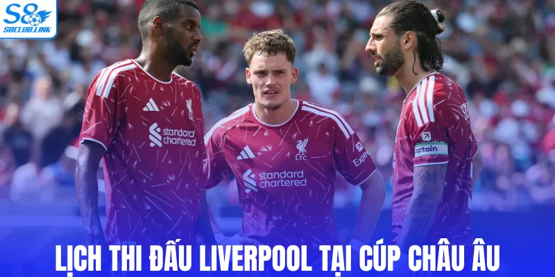 Tổng hợp lịch thi đấu Liverpool tại cúp châu Âu